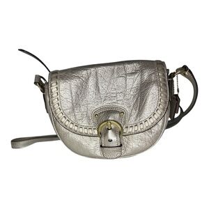Coach Poppy Metallic Crossbody Bag with COA